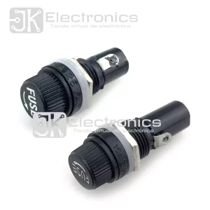 Porta fusible plástico para chasis