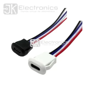 Cable de alimentación y datos de 4 pines USB C